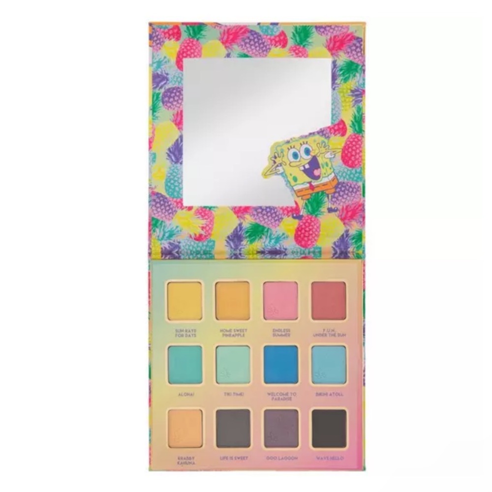 🛍️ Nickelodeon SPONGEBOB SQUAREPANTS 12 Color Pan Eyeshadow Palette New